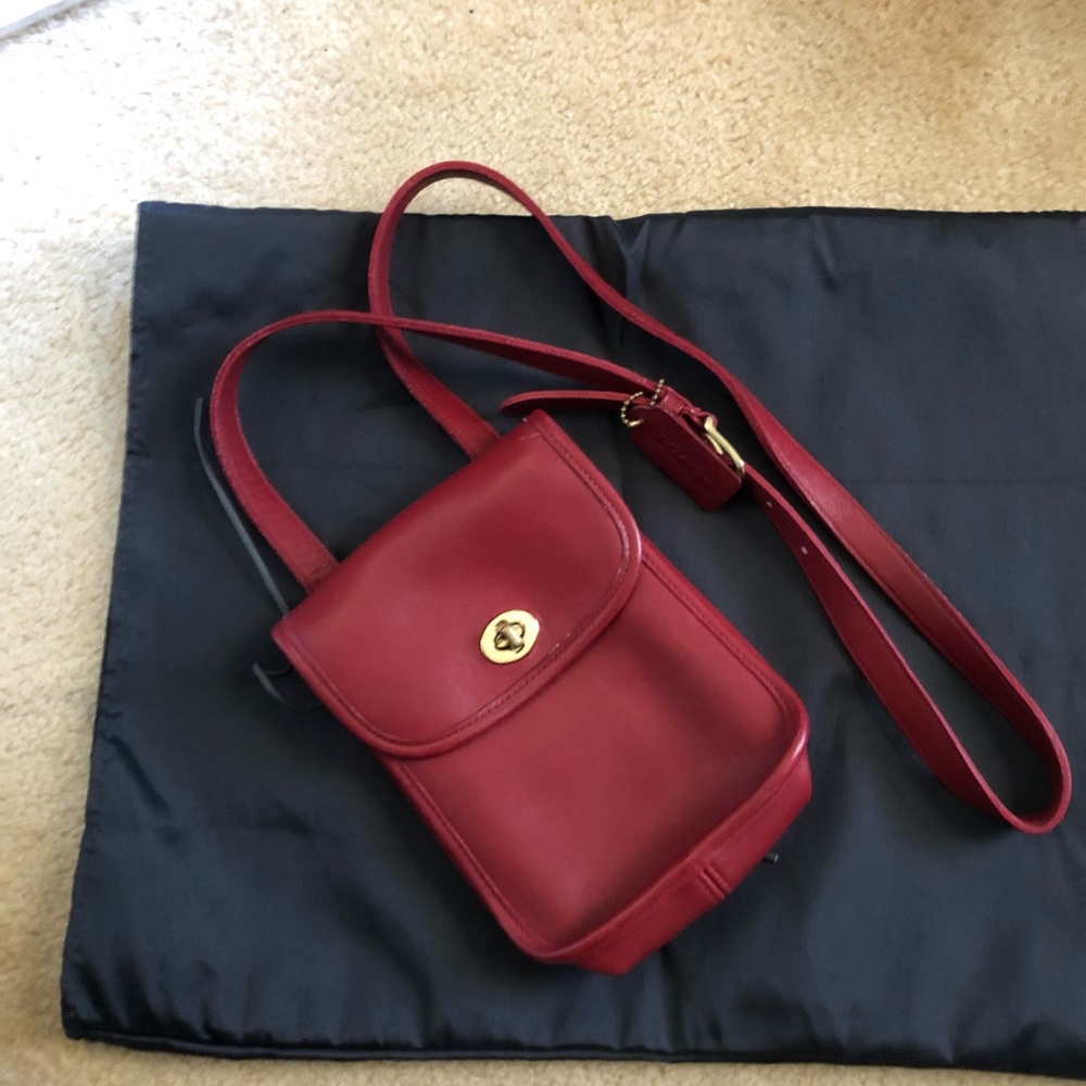 Coach Red Crossbody Bag